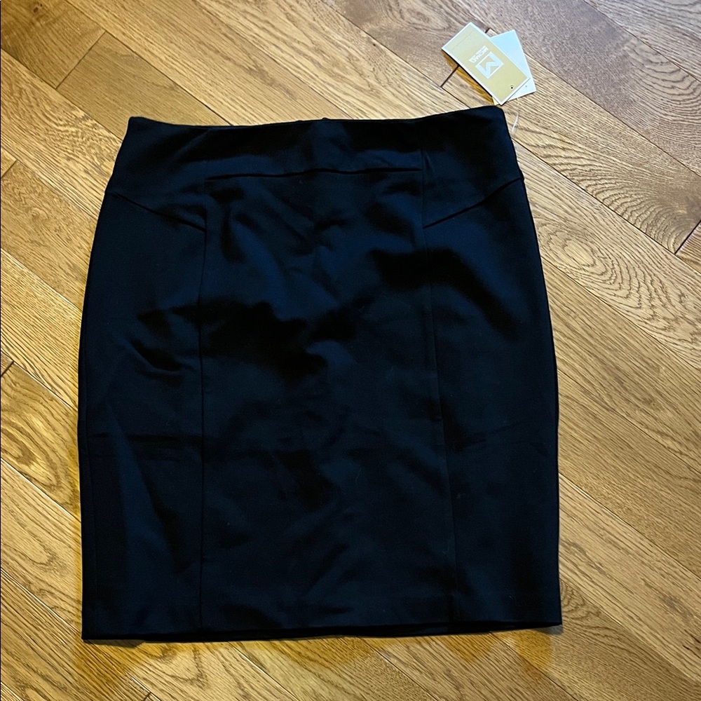 Michael Kors Black Fitted Pencil Skirt